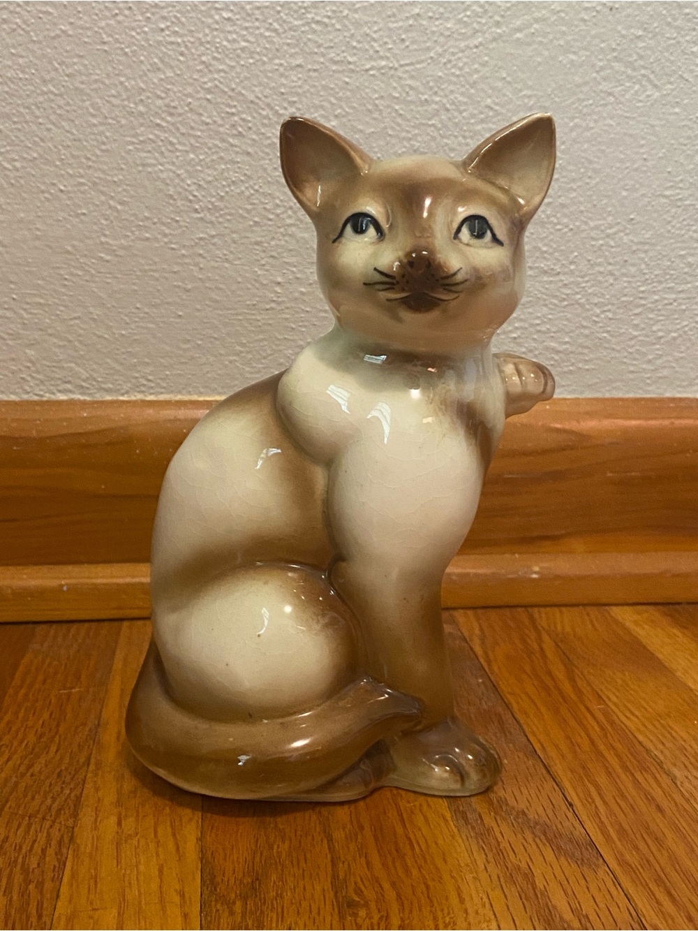 made in japan Ceramic Cat Figurine